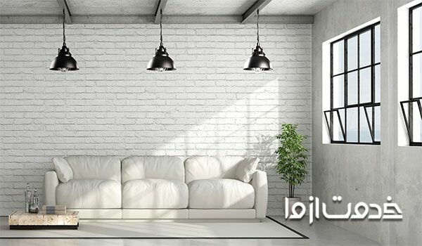 آجر سفید در طراحی داخلی