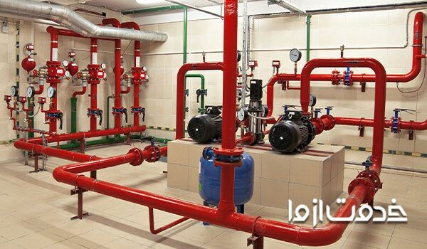طراحی لوله کشی آتش نشانی