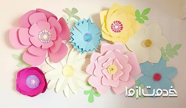 ایدههای خلاقانه برای تزیین دیوار با کاغذ رنگی