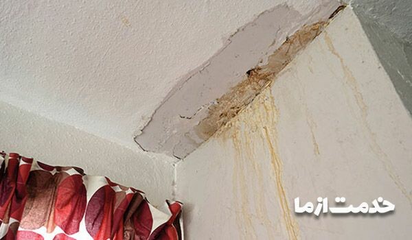 چگونه نم سقف خانه را از بین ببریم؟