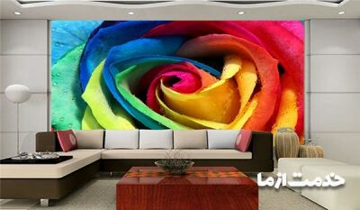 نصب کاغذ دیواری روی کاشی و سرامیک