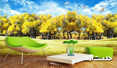 نصب کاغذ دیواری روی گچ (دیوار گچی)