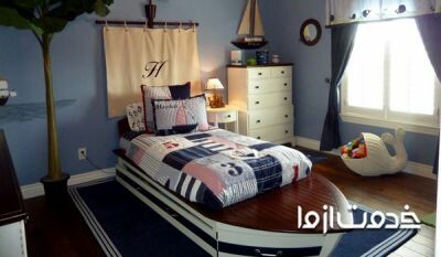 دکوراسیون اتاق خواب پسرانه