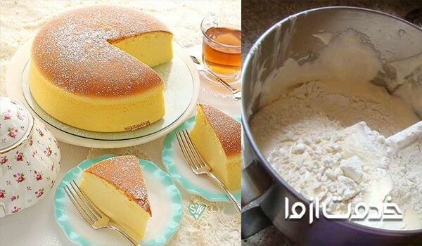 طرز تهیه کیک اسفنجی بدون شیر