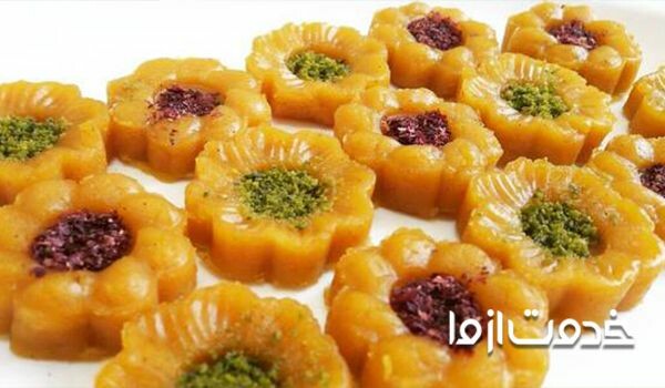 طرز تهیه حلوا مجلسی قالبی