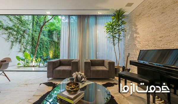 موزاییک کاری فضای داخلی منزل